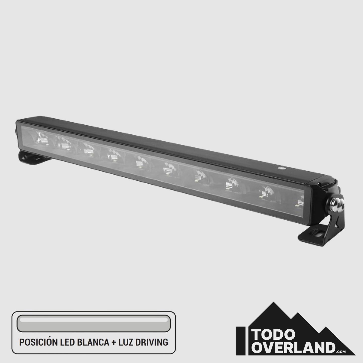 BARRA LED DE 22" + LUZ POSICIÓN / HOMOLOGADA / 12V-30V / MONTAJE SIMPLE